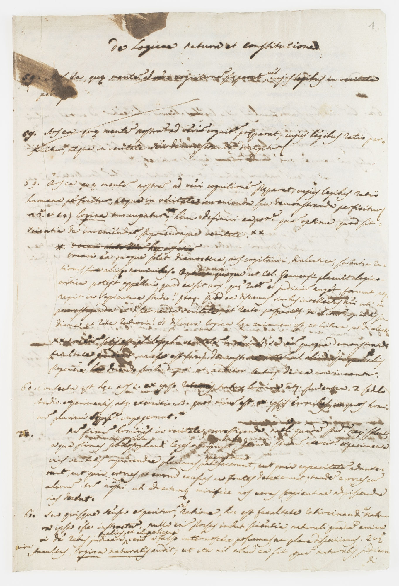 De logicae natura et consitutione [title]