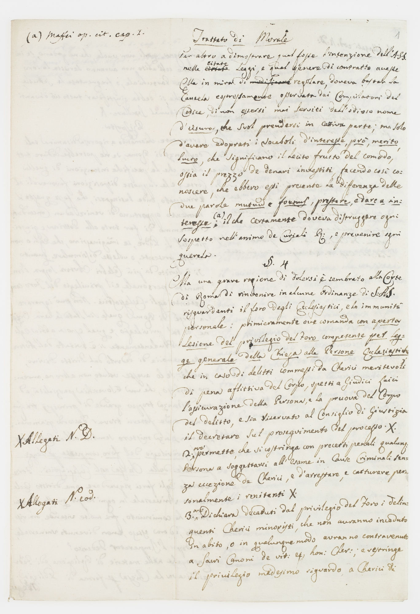 Trattato di morale [title]