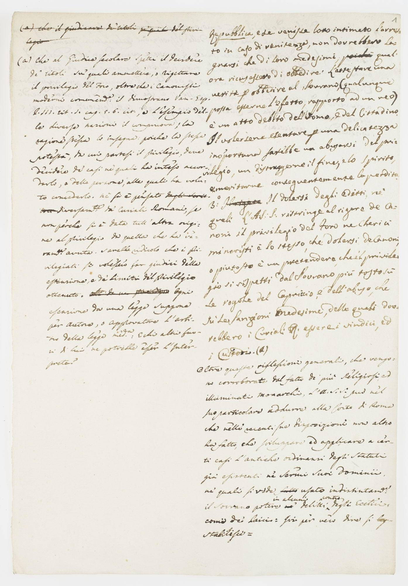 Che al Giuduzio Secolare spetti [incipit]