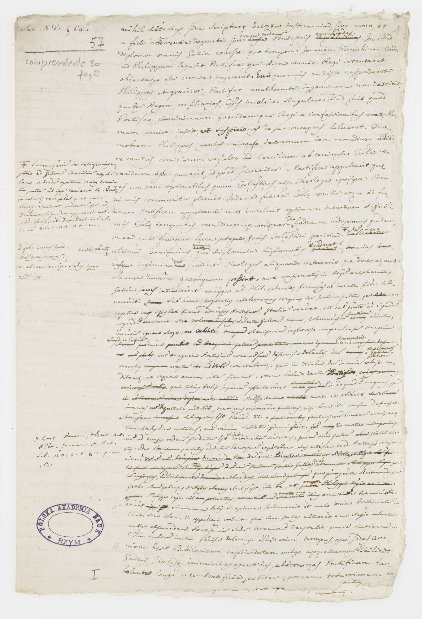 Sec. XIV. § 64. nihil deterius, sive scripturae detorta testimonia [incipit]