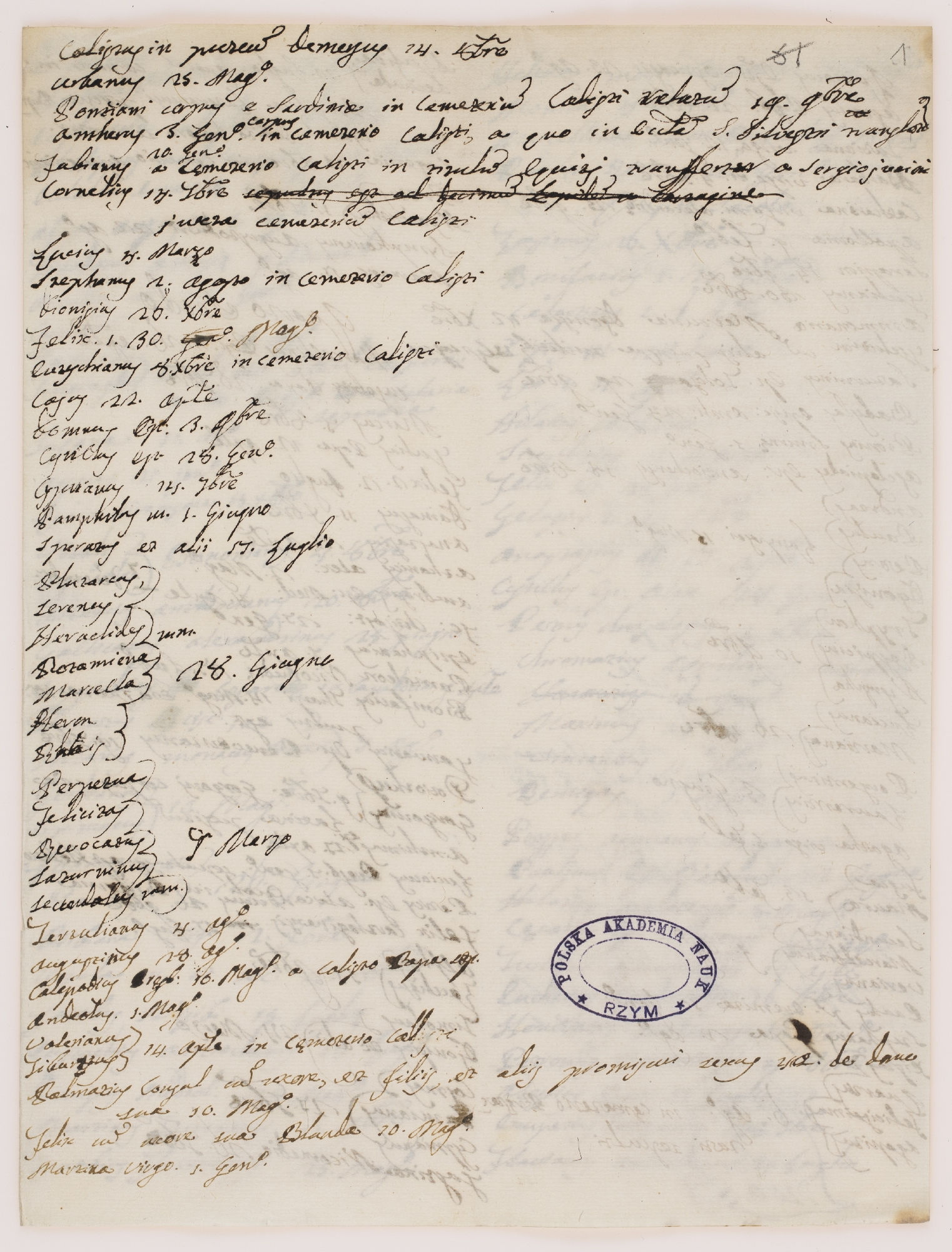 Caligug in presen [incipit]