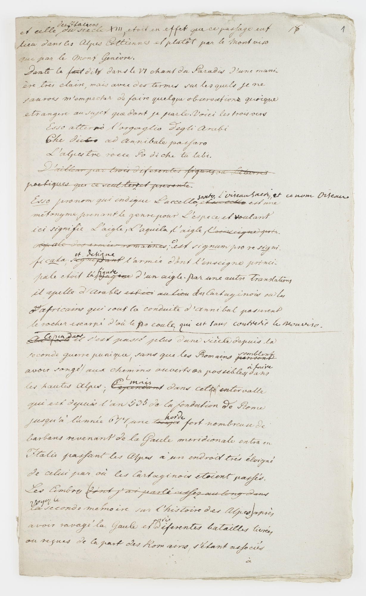 et celle des Italiens du siecle XIII etait en effet [incipit]