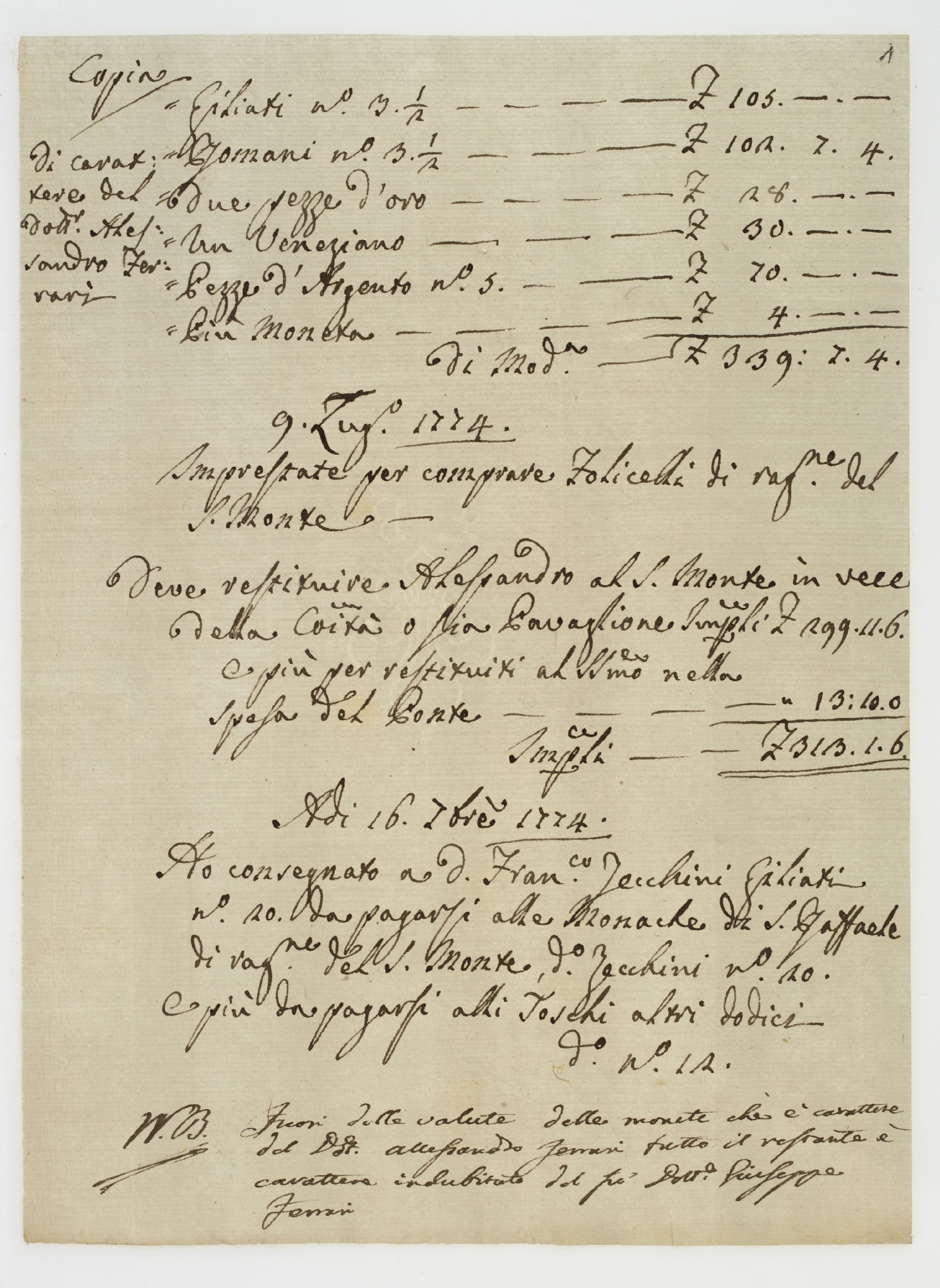 Copia/Giliati no 3 1/2 [incipit] 