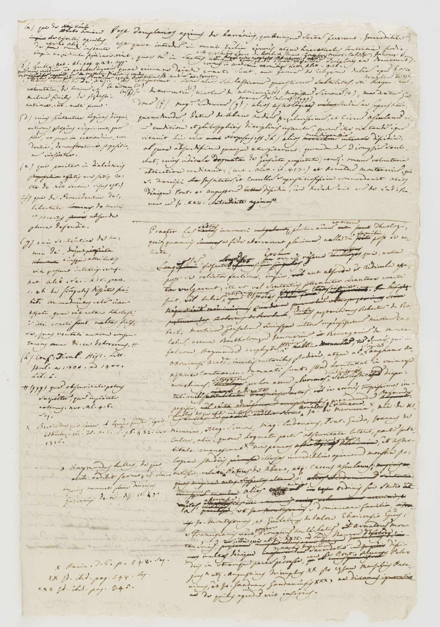 Post Templarios [incipit p.1];  Finale 11. Nov. 1781 [?] O. P. Coll'unita lettera 22. [?] avvisa il Sig. Conte Gov. [incipit p. 2 upside down]