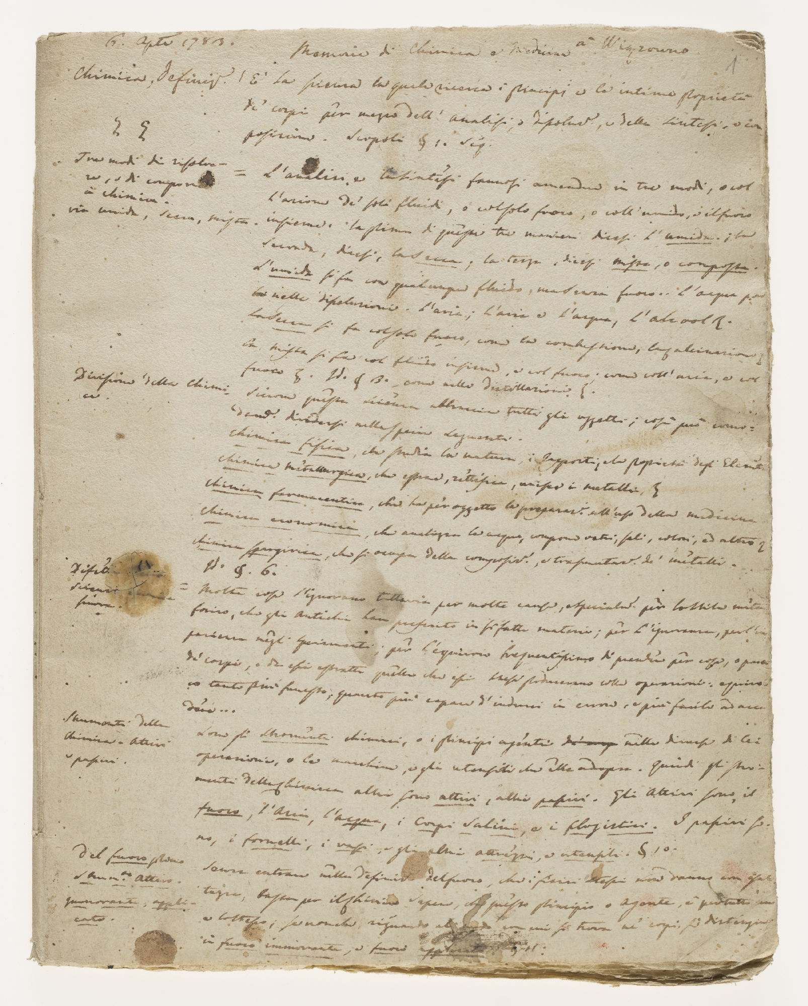 Se la delicatezza [incipit]