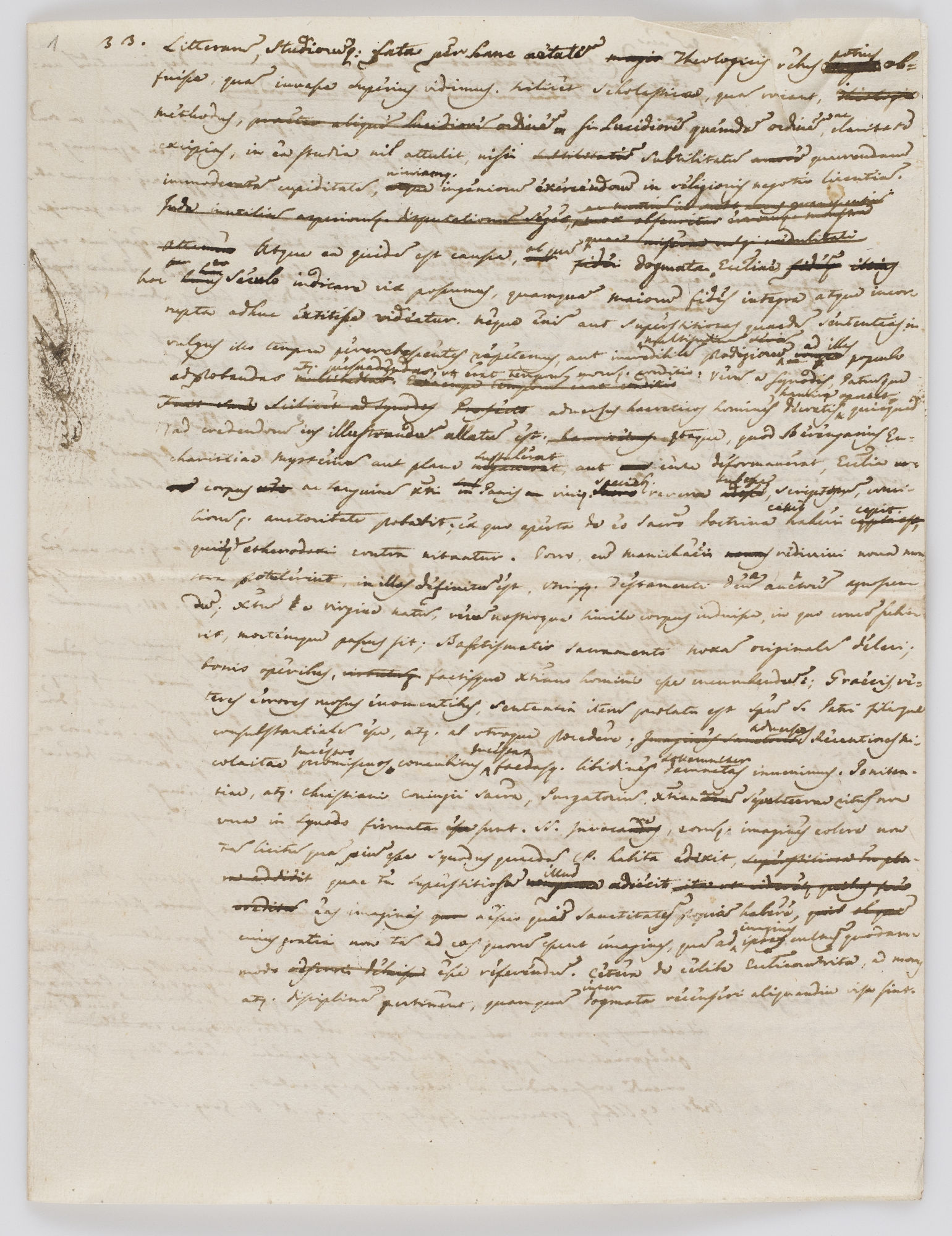 33. Litterum, Studiorumque fata per hanc aetatem [incipit]