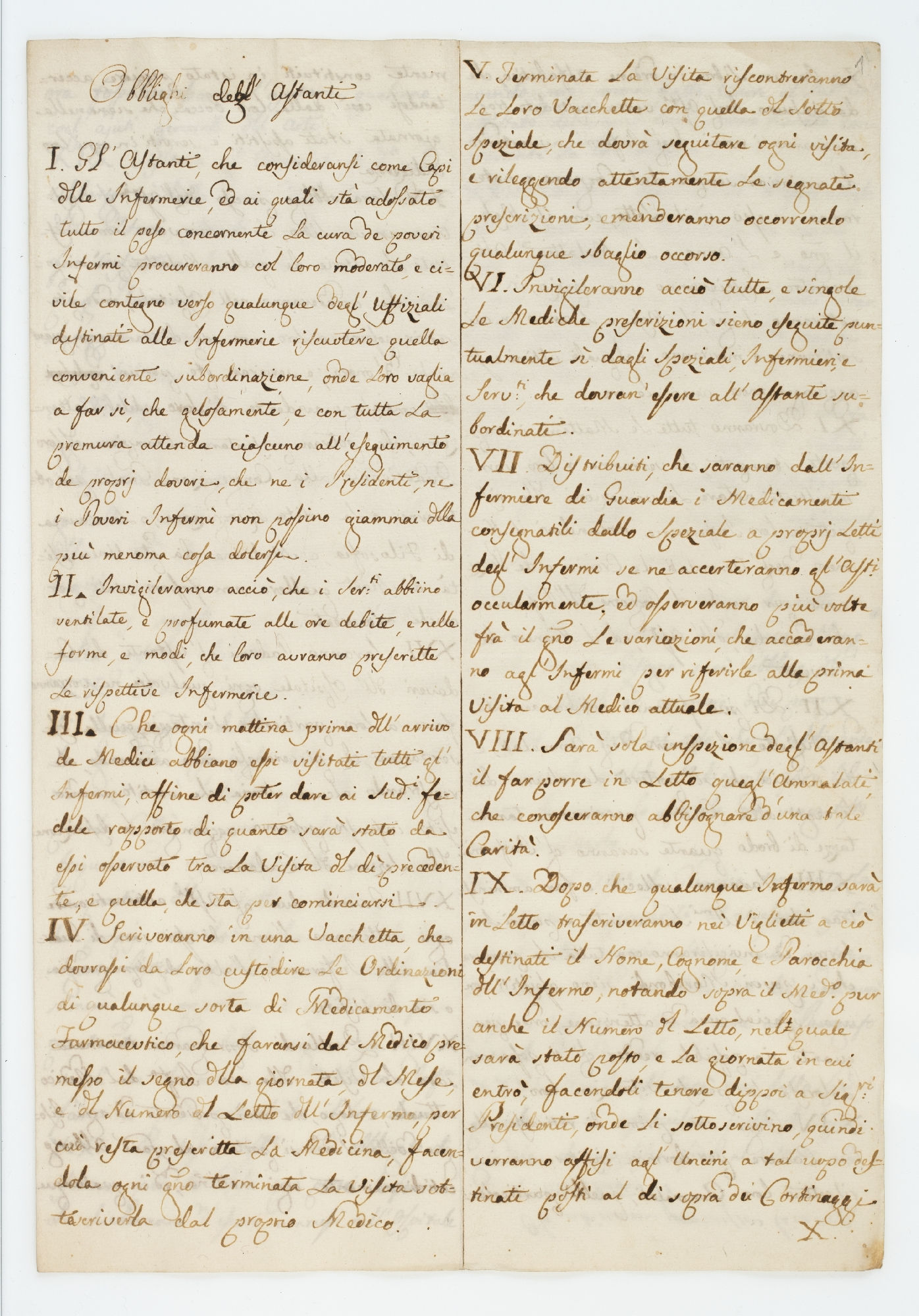 Obblighi degli Astanti [title]