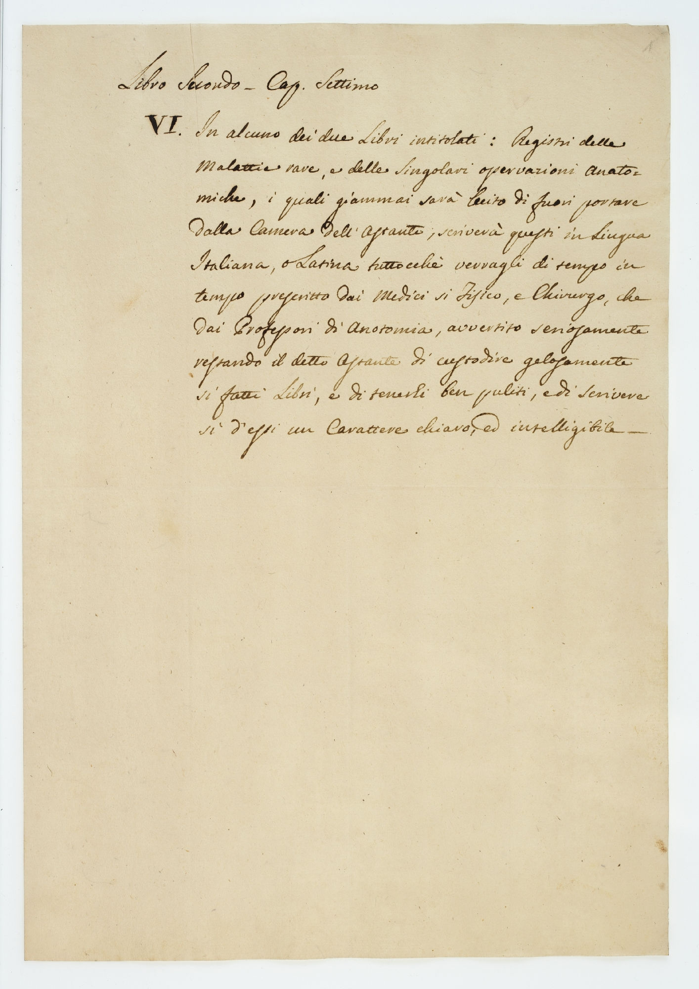 Libro Secondo Cap. Settimo [title]