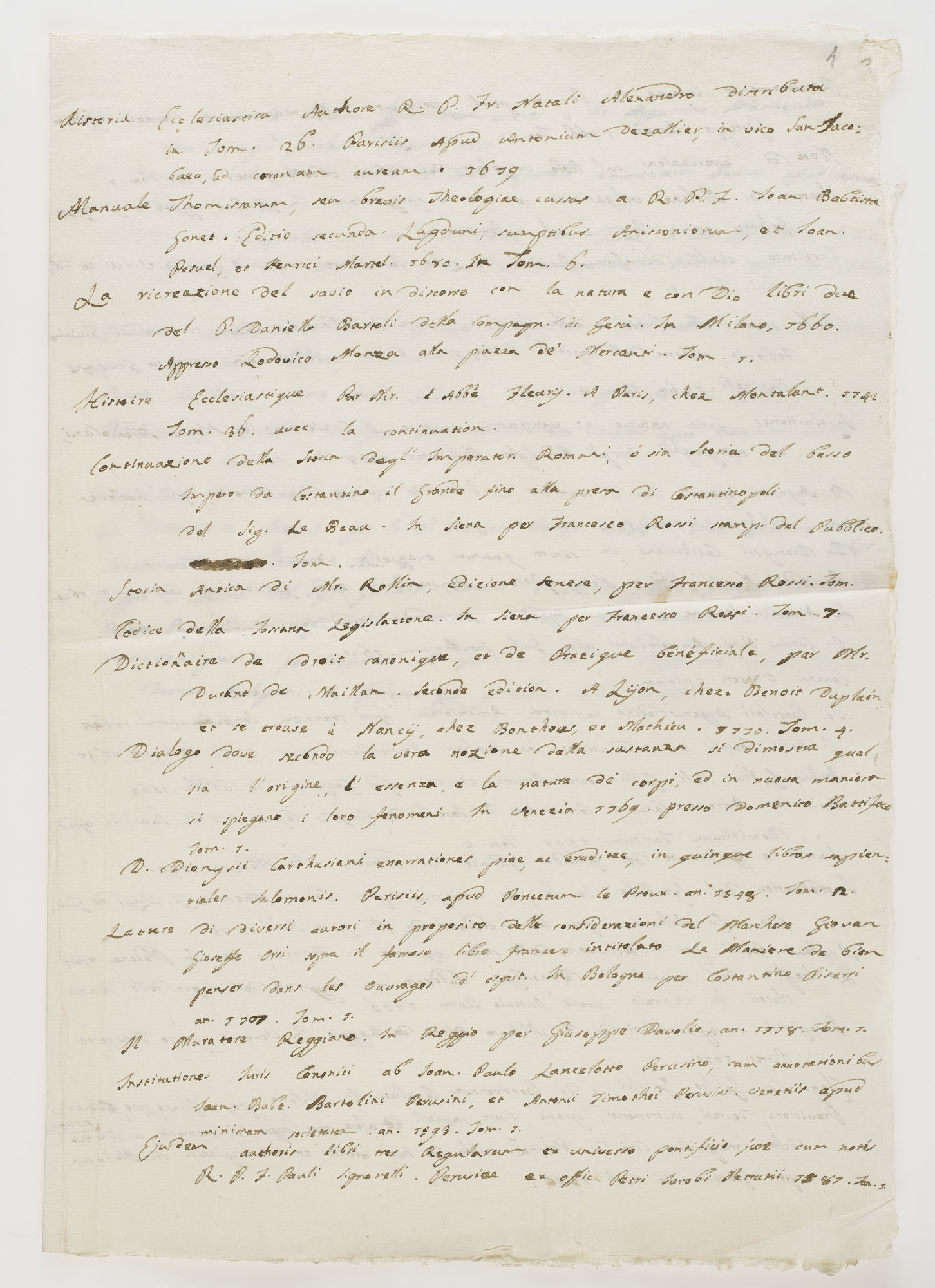 Historia Ecclesiastica Authore R. P. Fr. Natali Alexandro [incipit]