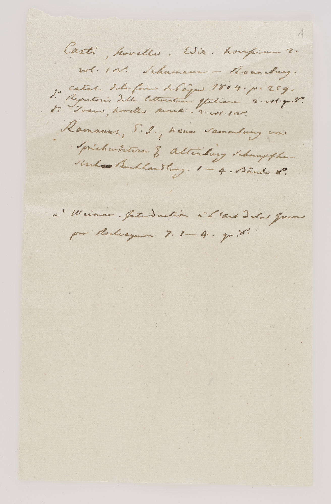 Casti, Novelle. Ediz. novissima [incipit]