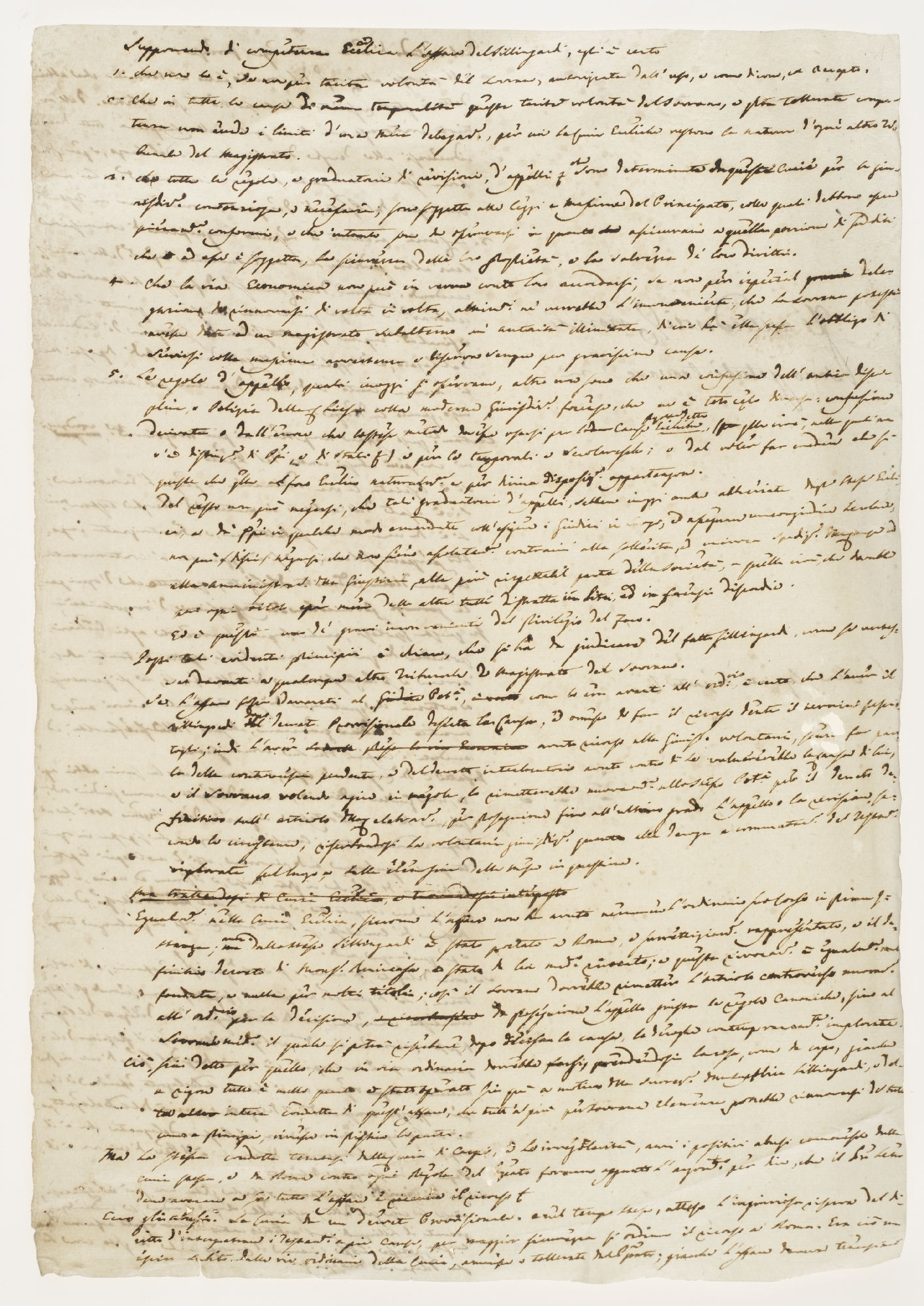 Supponendo di competenza [incipit]