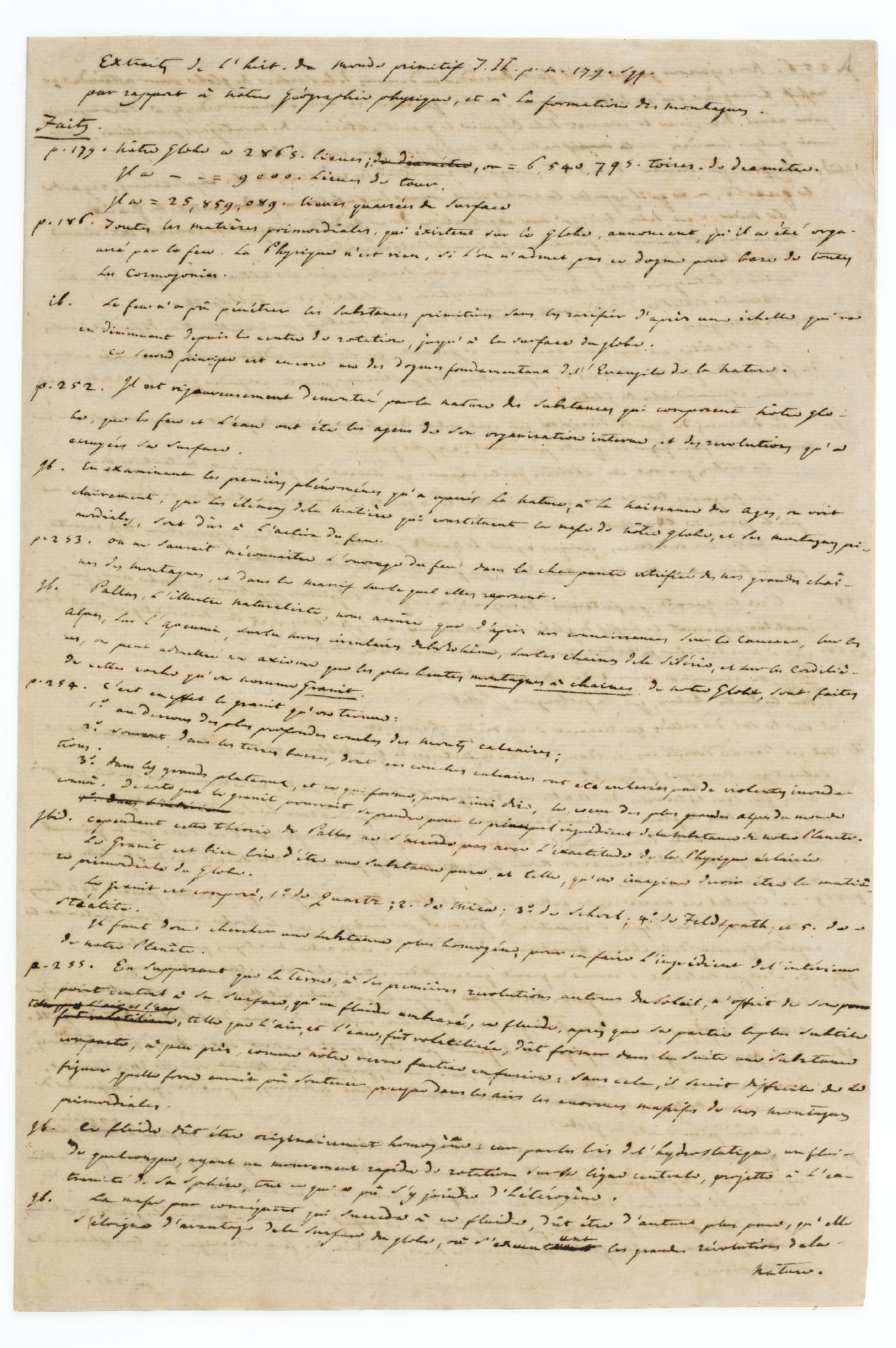 Extrait de l'hist. [incipit]
