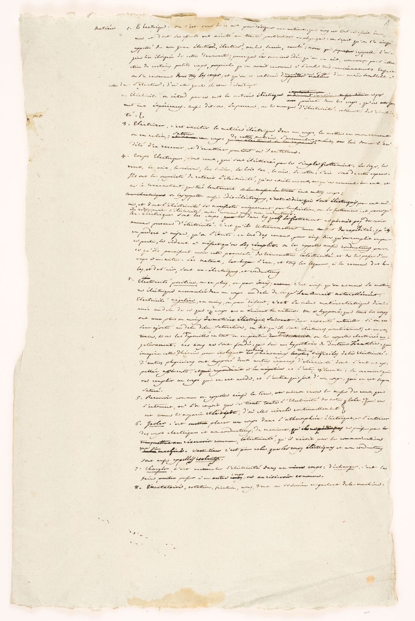 Matiere 1. Electrique [incipit]