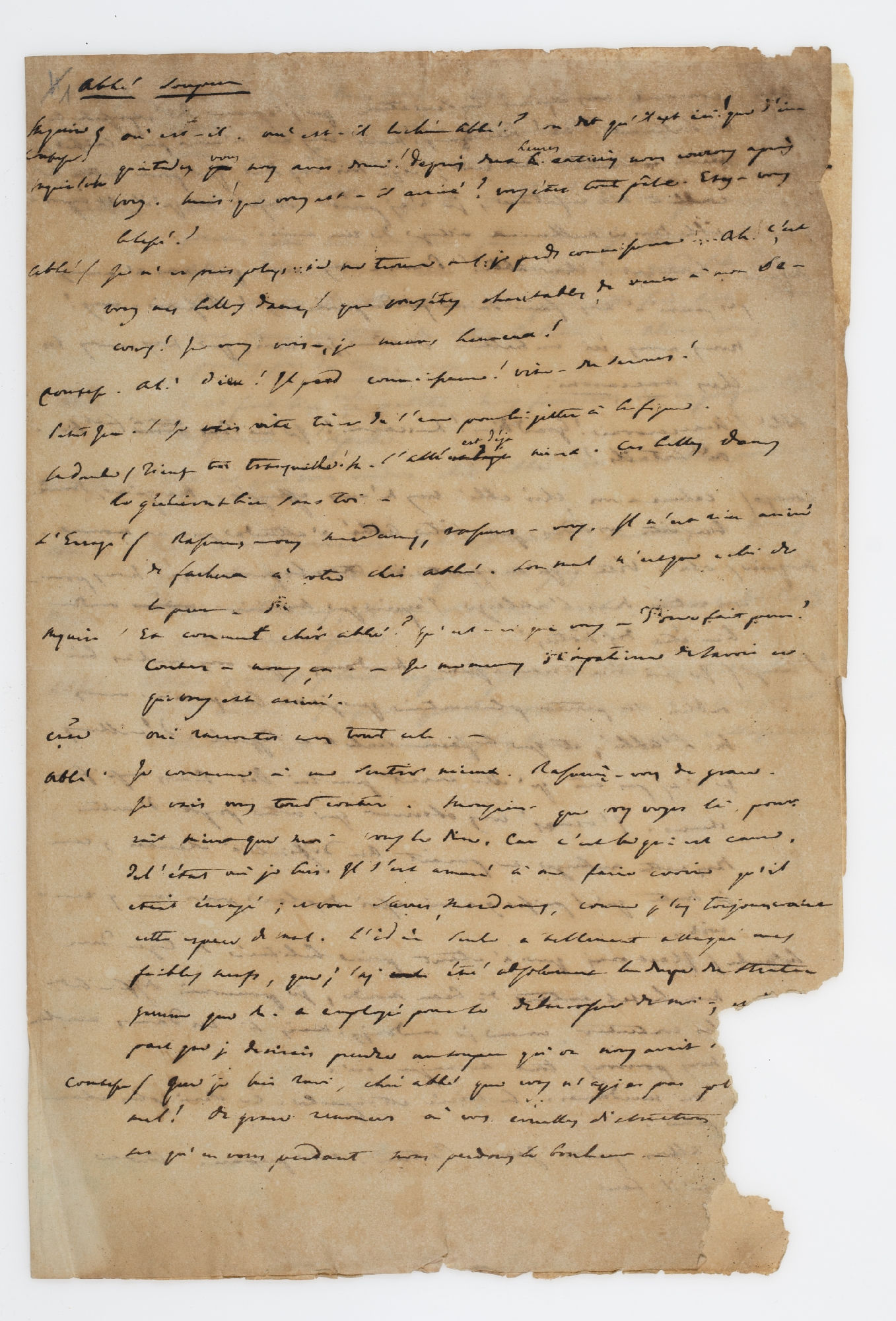 Abbé Soupeur [incipit]