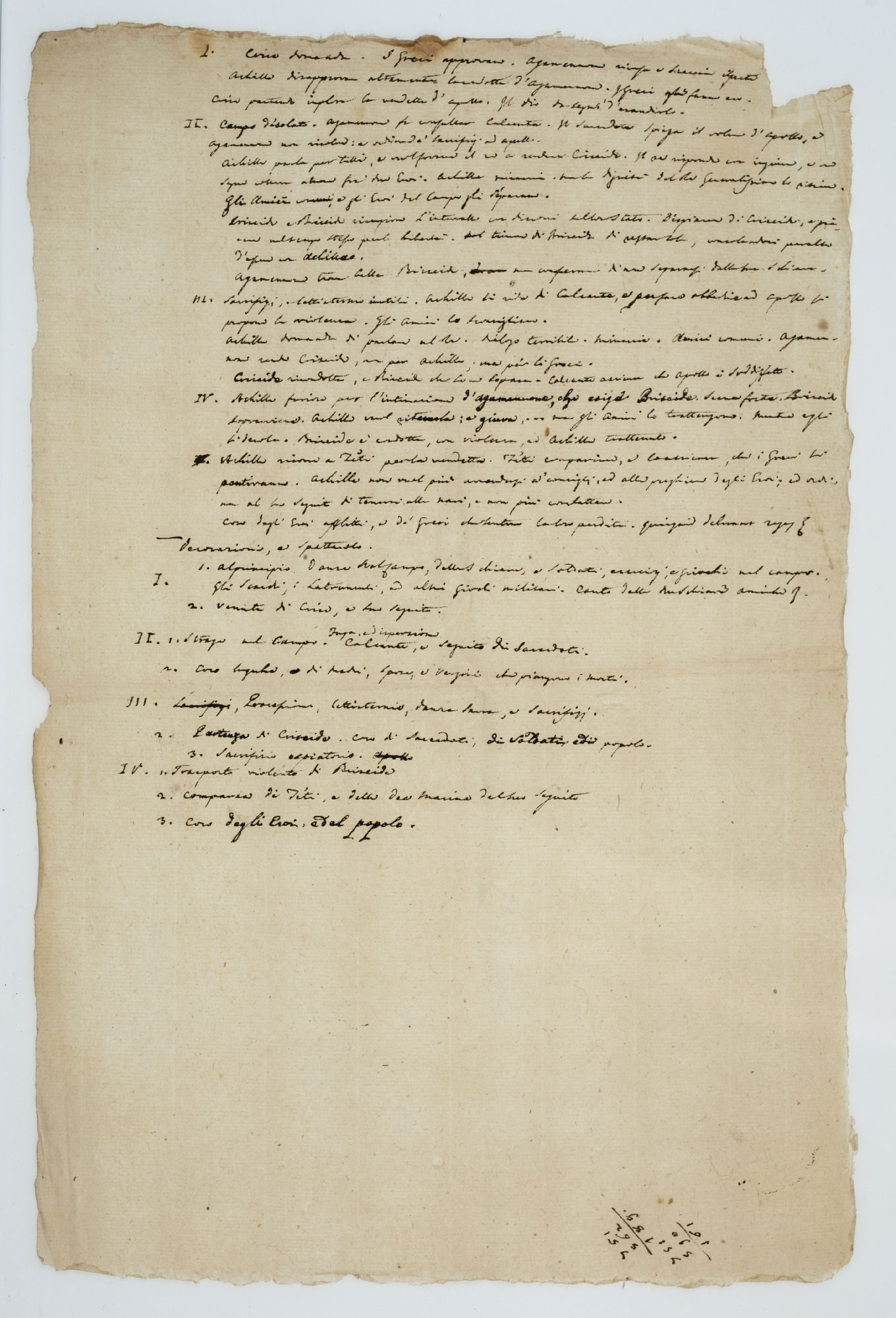 I. Crise domanda. I Greci approvano. Agamennone [incipit]