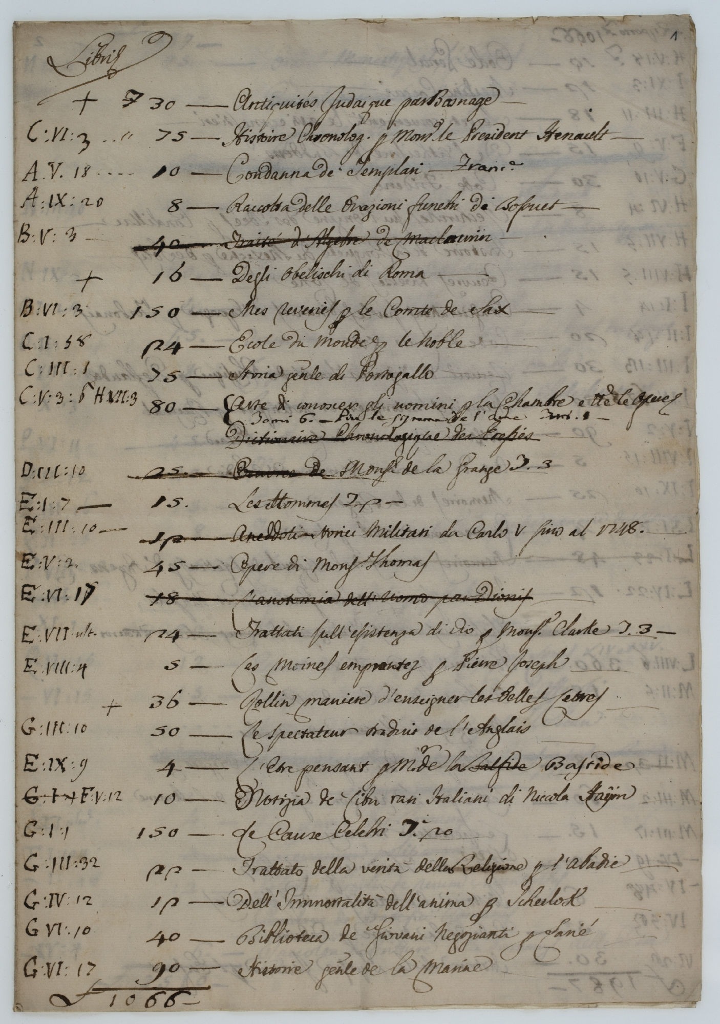 Libris. + 30 - Antiquités Judaique [!] par Bosnage [incipit]