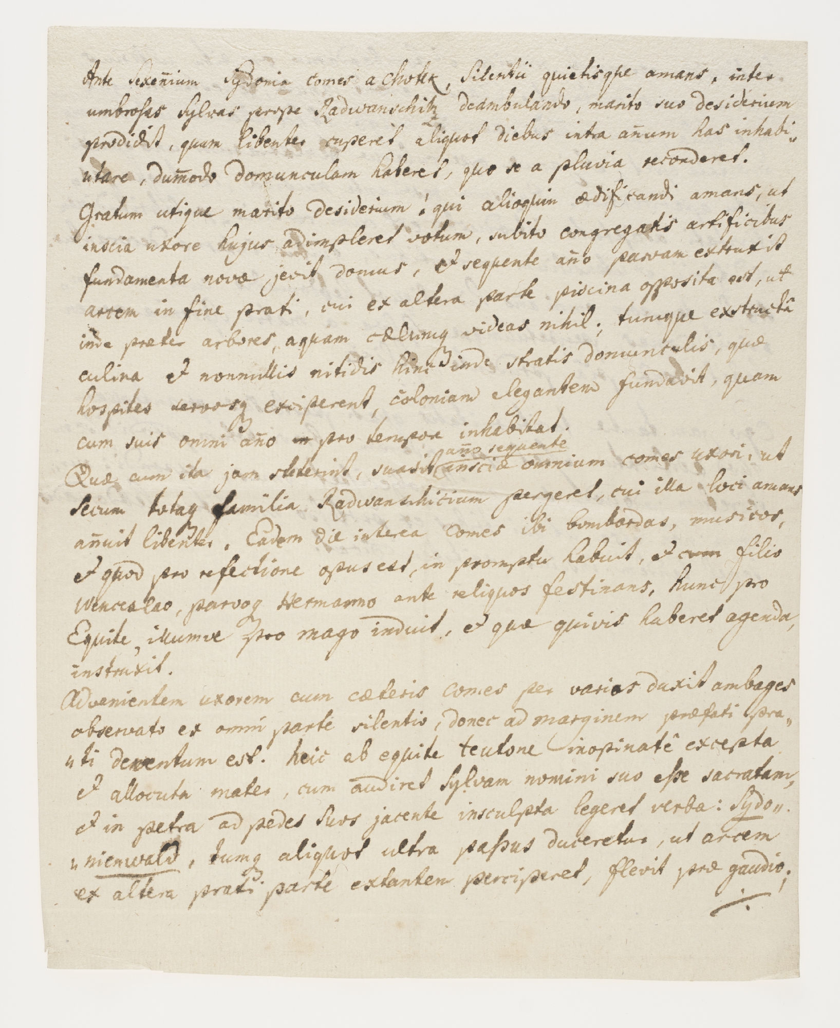 Ante sexen[n]ium Sydonia comes [incipit]