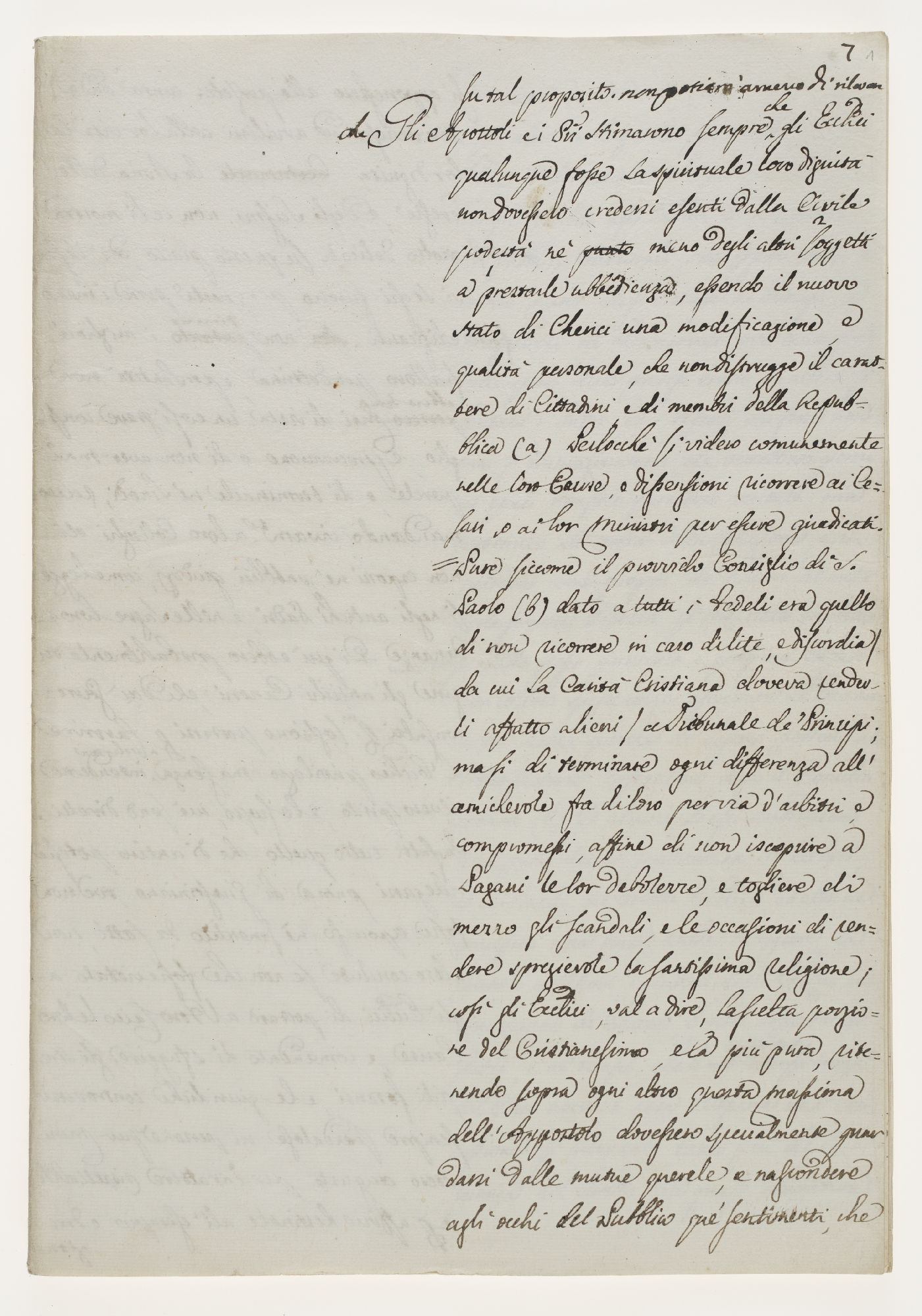 su tal proposito [incipit]