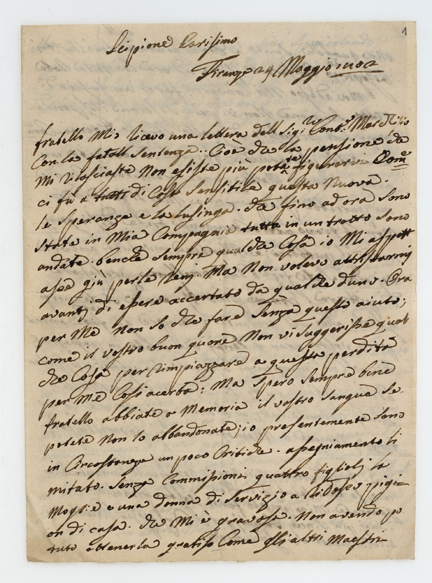 Carissimo e sempre Amato fratello [incipit]
