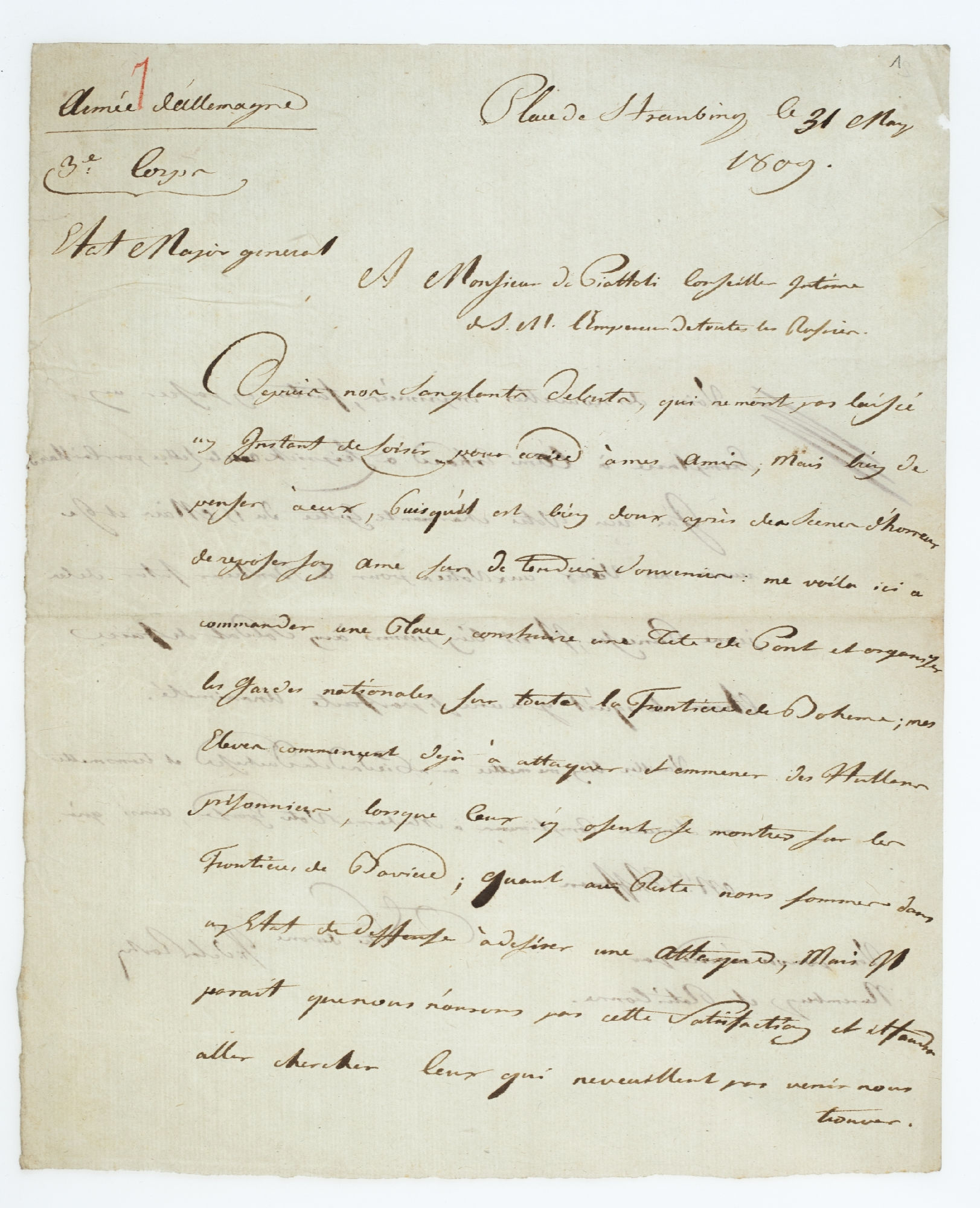 Armée d'Allemagne [incipit]