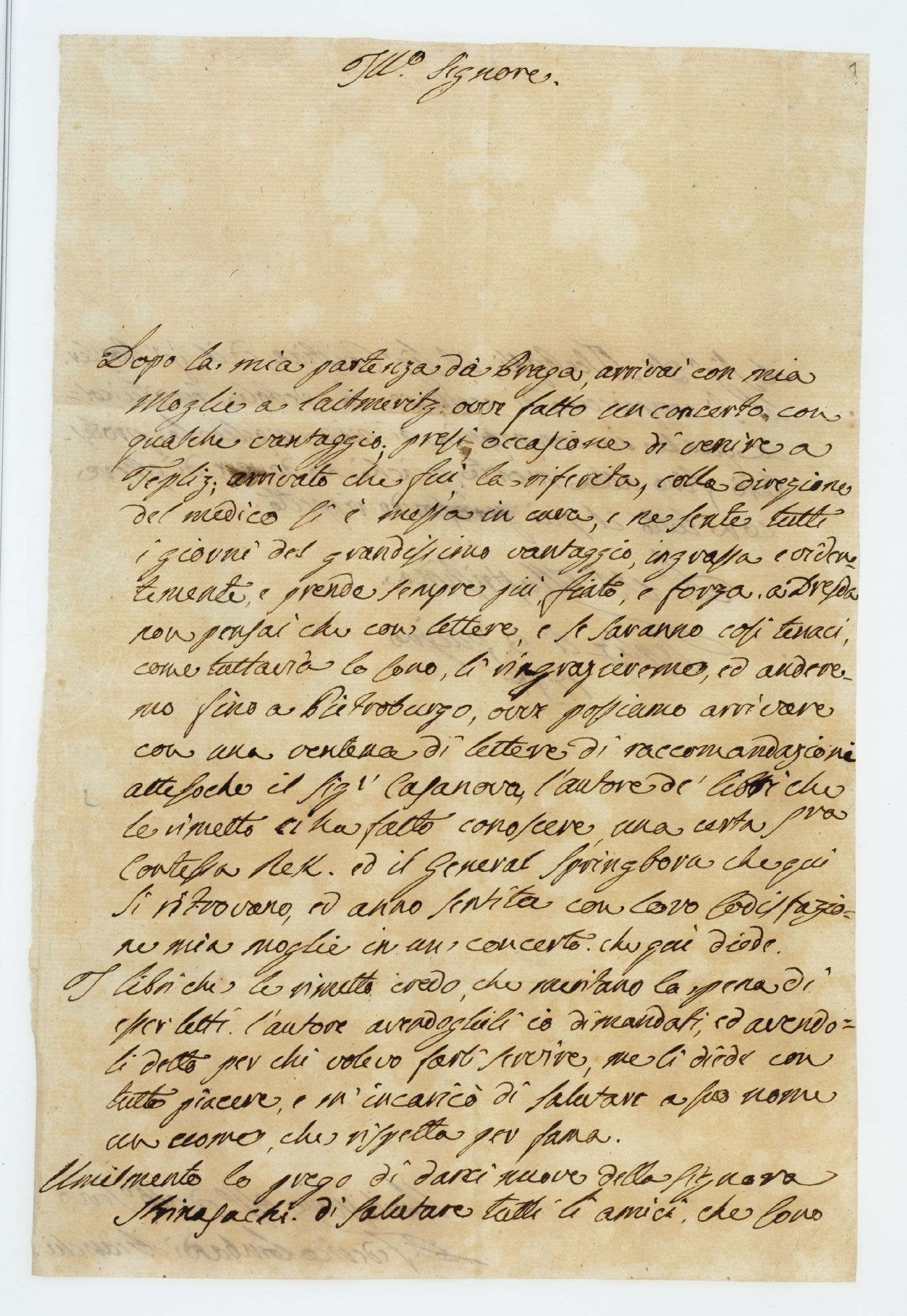 Ill.mo Signore [incipit]
