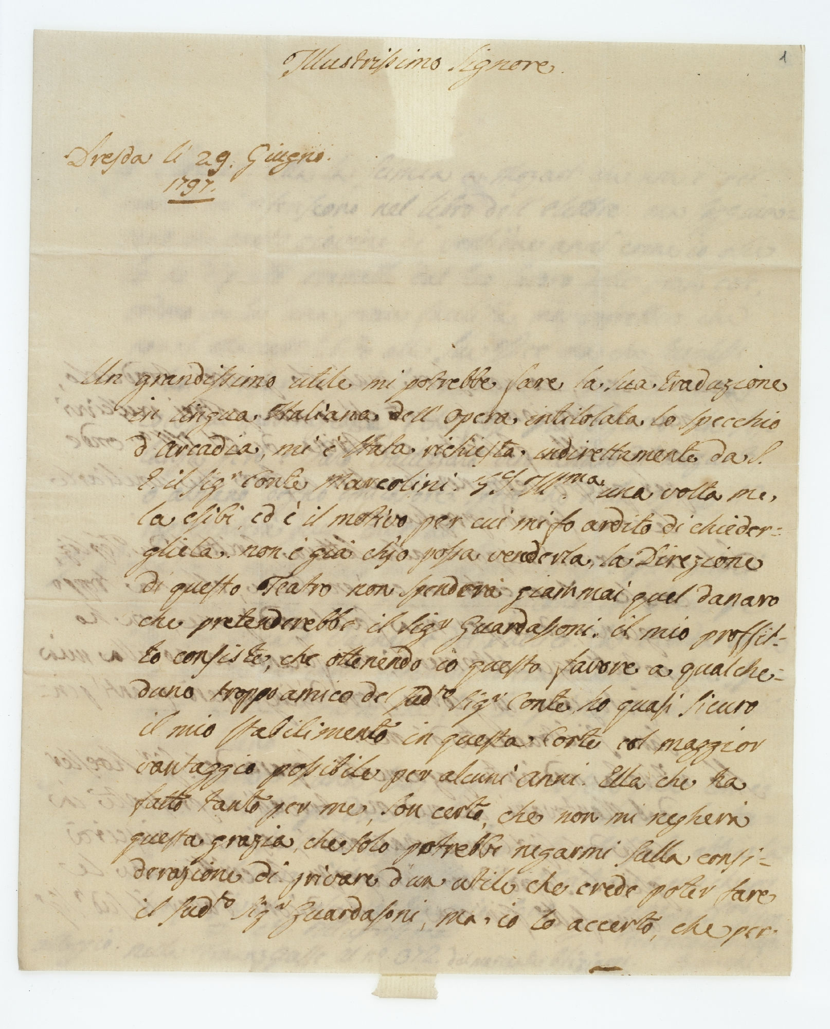 Illustrissimo Signore [incipit]