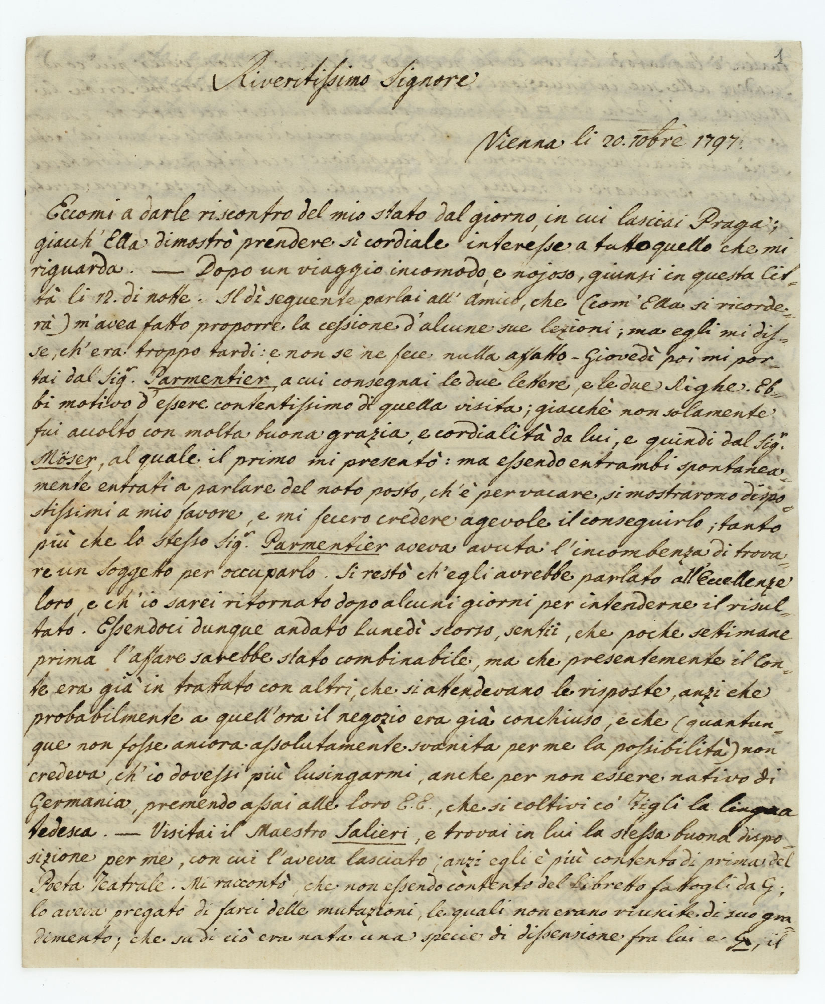 Riveritissimo Signore [incipit]