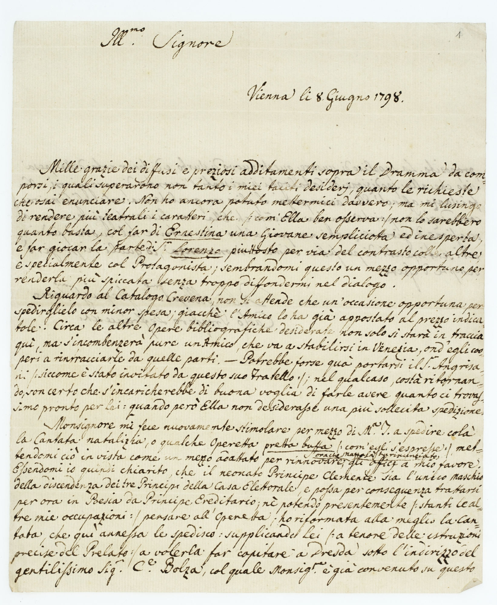 Ill.mo Signore [incipit]