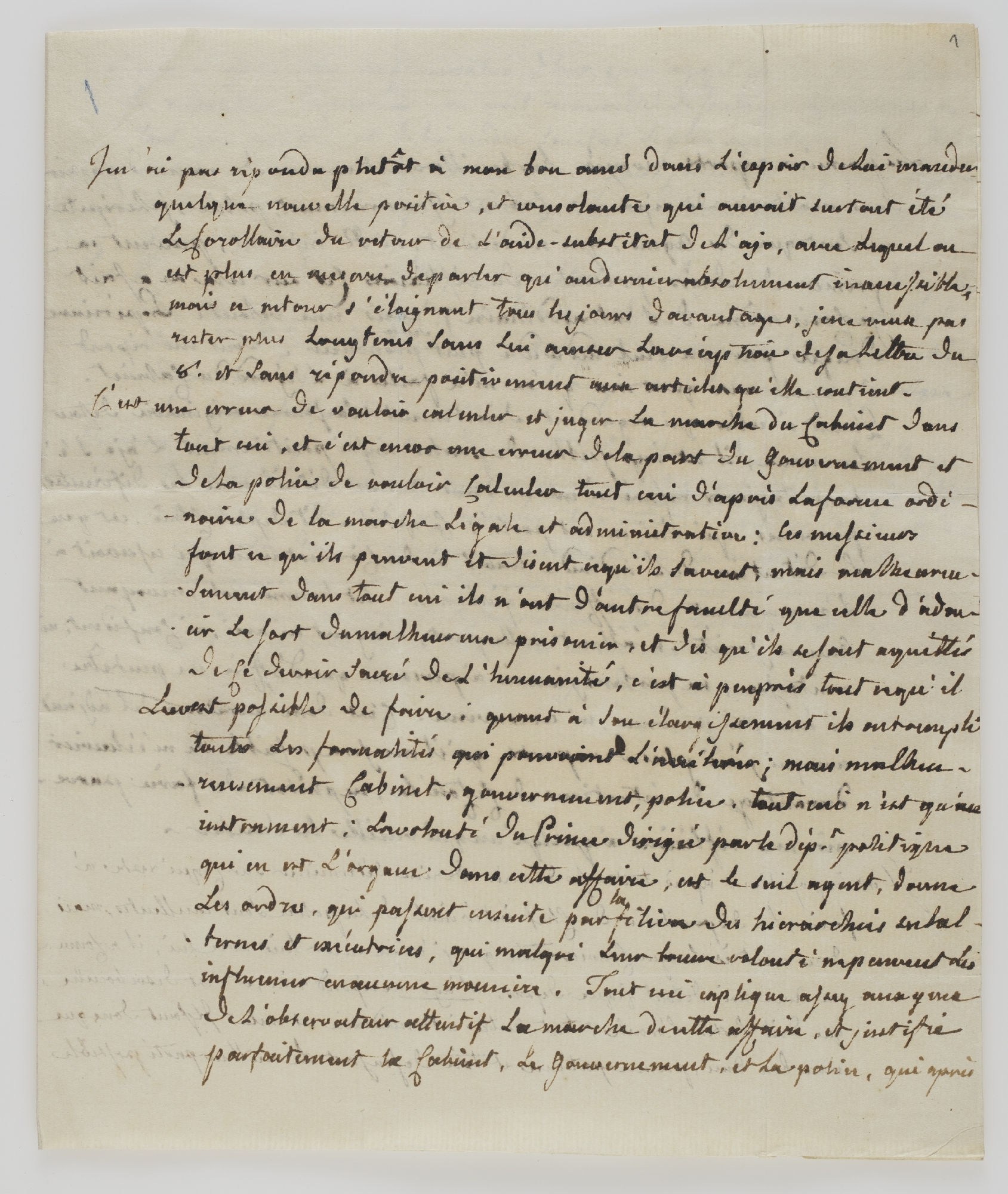 Je n'ai pas répondu plutôt à mon bon ami [incipit]