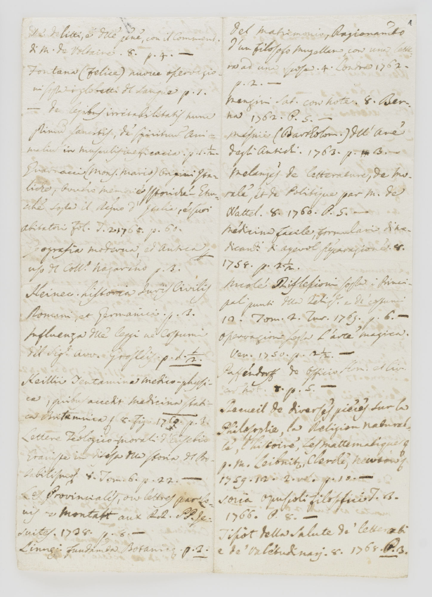 De' delitti, e delle pene, con il Comment. [incipit]