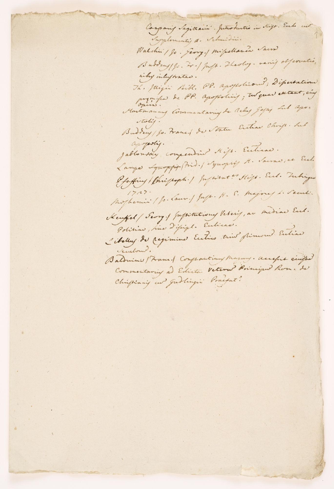 Casparis Sagittarii. Introductio in Hist. Eccl. [incipit]