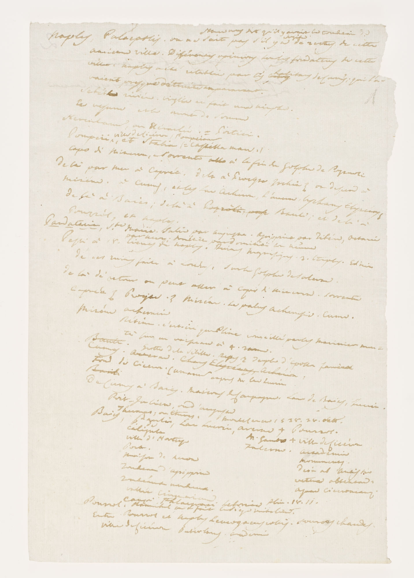 Naples. Palaepolis. on ne sait pas i'il y a de restes de cette ancienne ville [incipit]