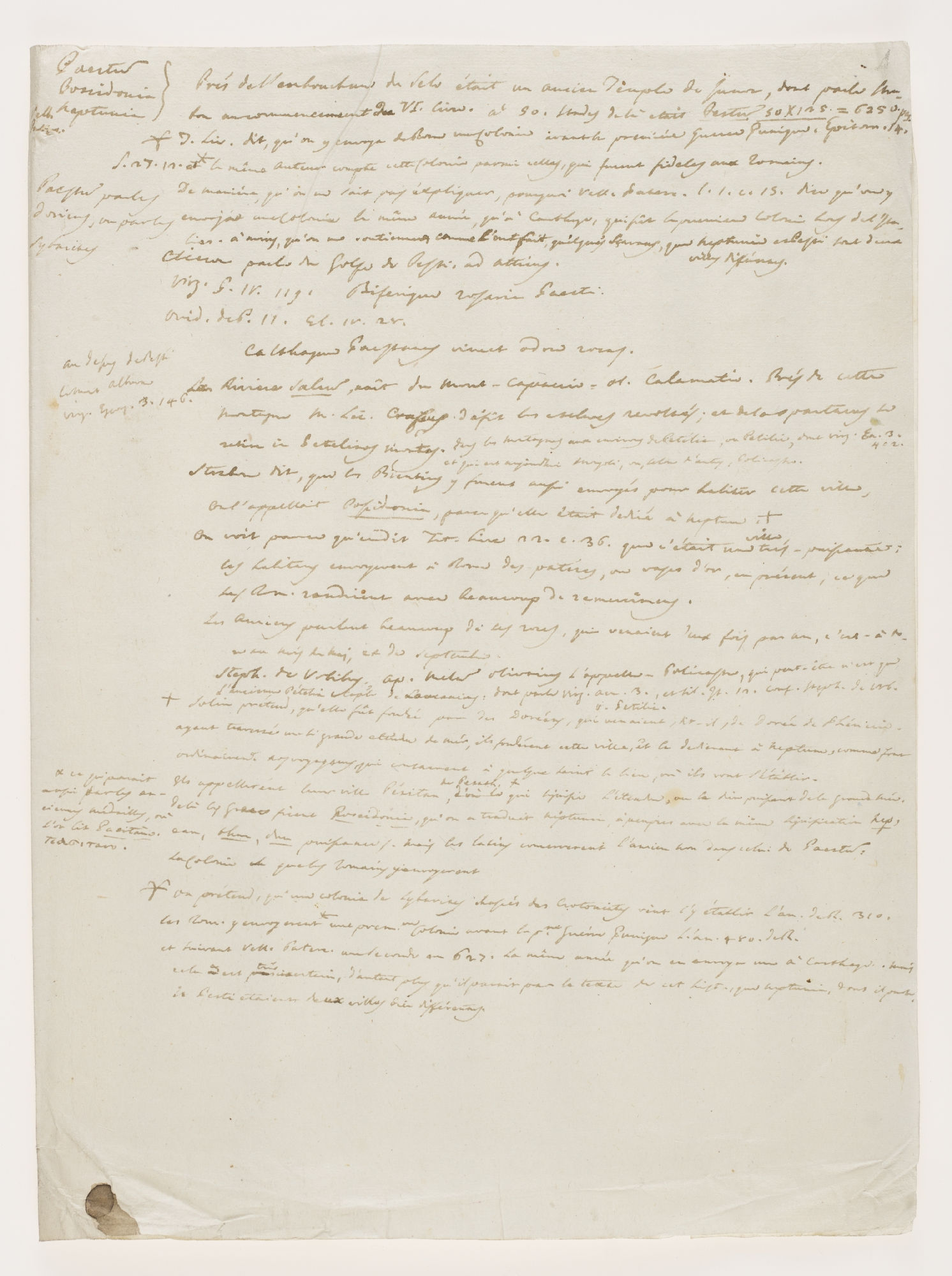 Pres de l'embouchure de Selo [?] etait un ancien Temple [incipit]