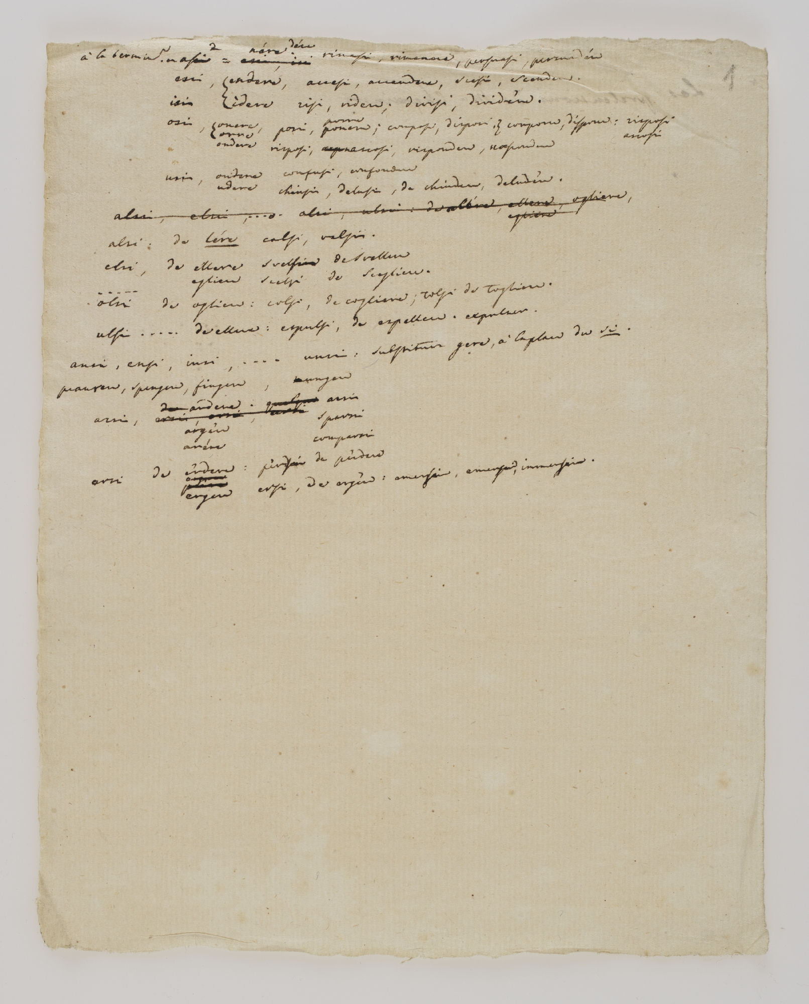 à la termin [incipit]