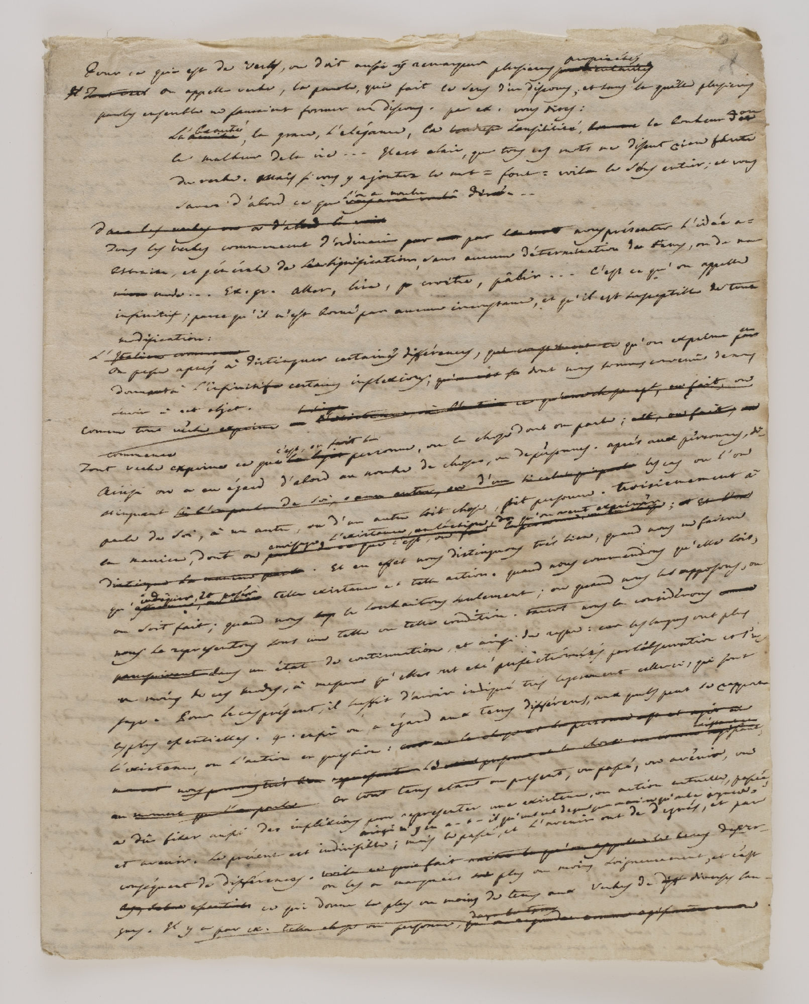 Pour ce qui est [incipit]