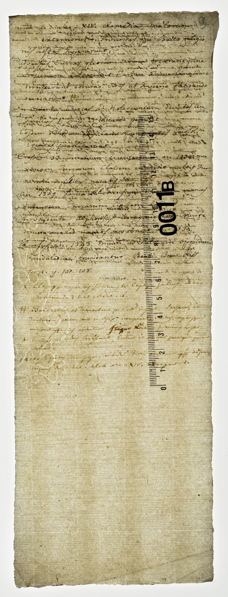 Sec. XIV. [illegible word] Legibus et Legitionibus [incipit]