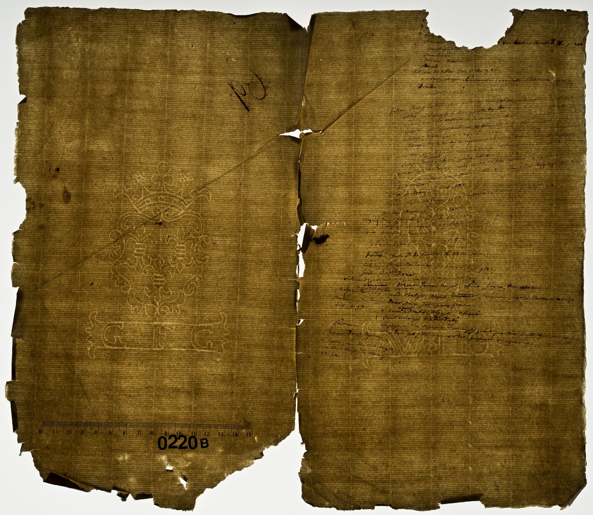 Je [illegible word] mes recherches [incipit]